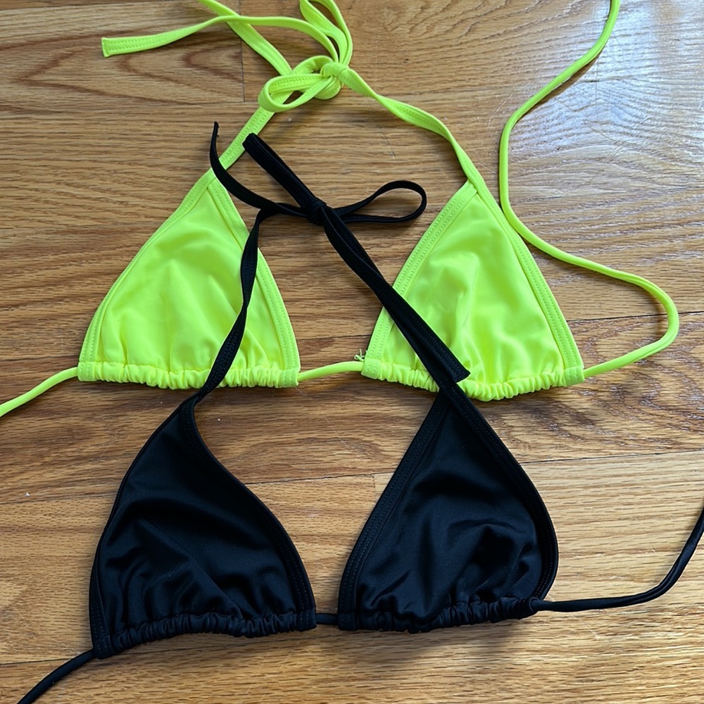 2/$22 Victoria’s Secret triangle bikini tops